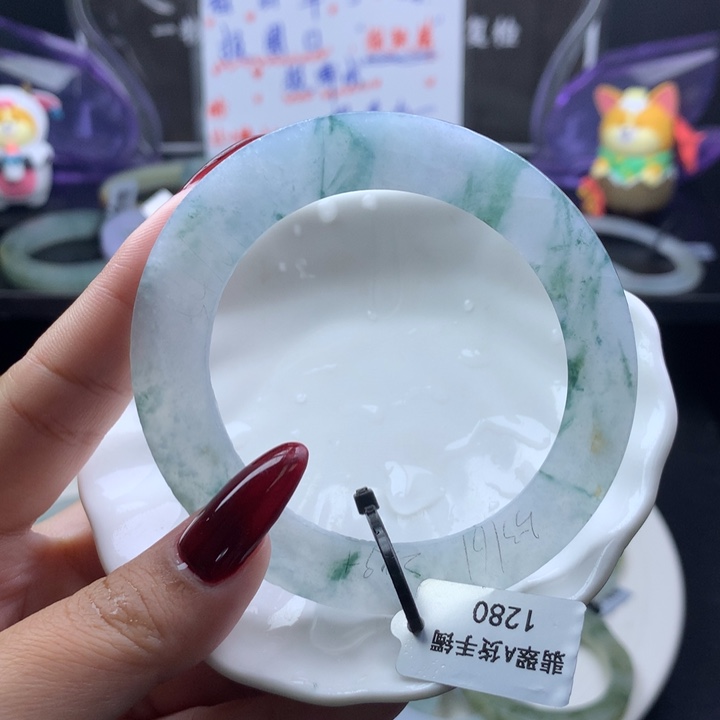 定制翡翠叮当镯未镶嵌53/61