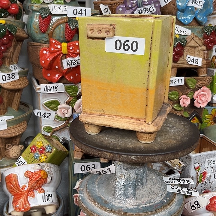 紫砂花盆粗陶材质多肉花盆