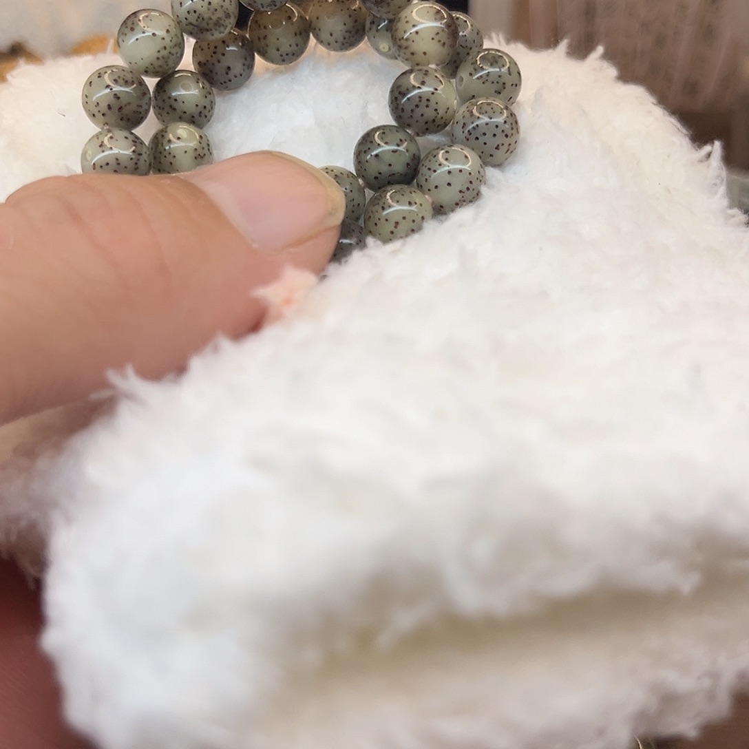 星月菩提手串明**走8糯冰细星手持