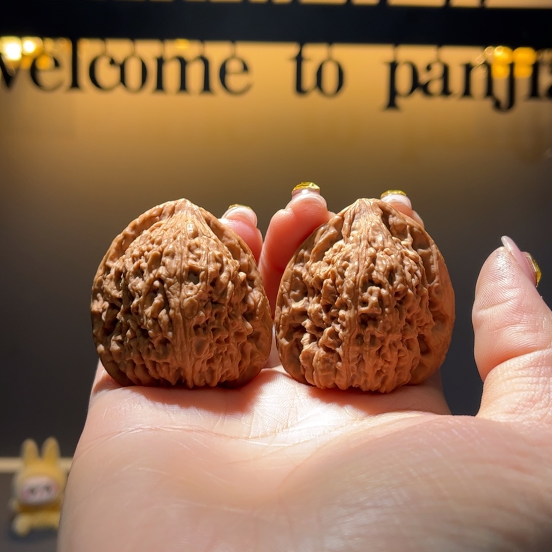 生***福吊坠文玩核桃南将