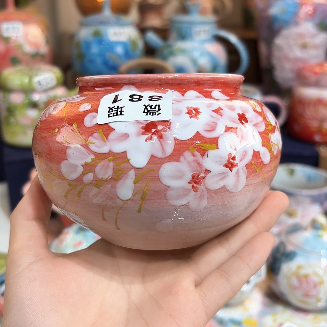 景德镇手绘高温釉下彩陶瓷茶具