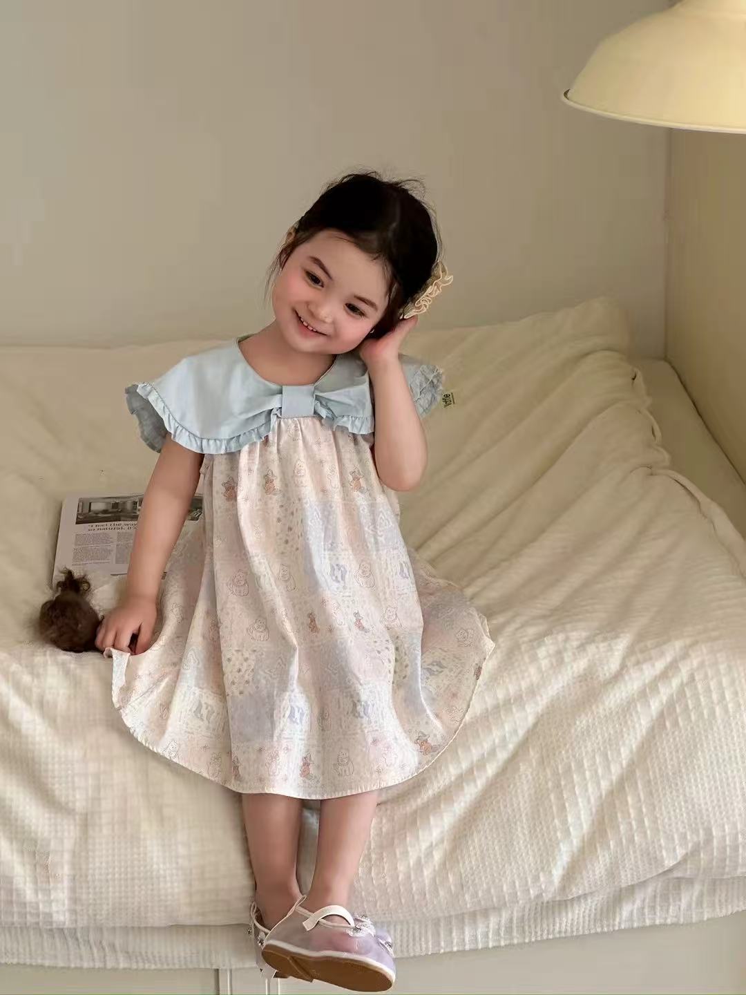 云小朵童装卡通印花连衣裙88699