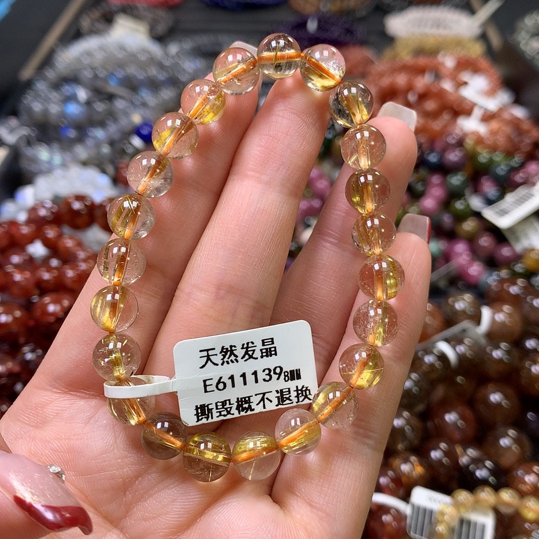 水晶手链未镶嵌，