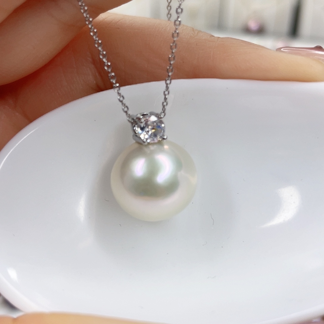 淡水珍珠未镶嵌吊坠(赠链)