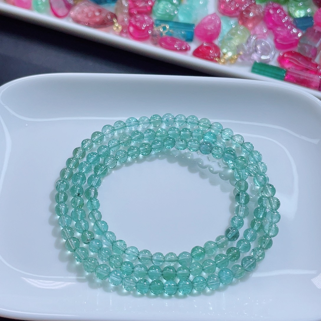 未镶嵌手链碧玺5mm左右