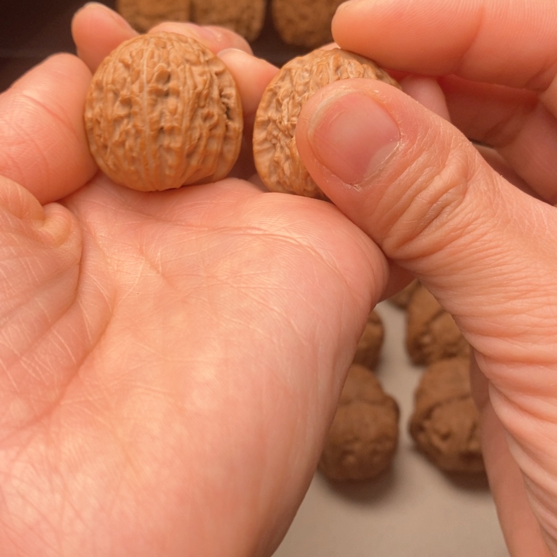 吊坠文玩核桃白狮子