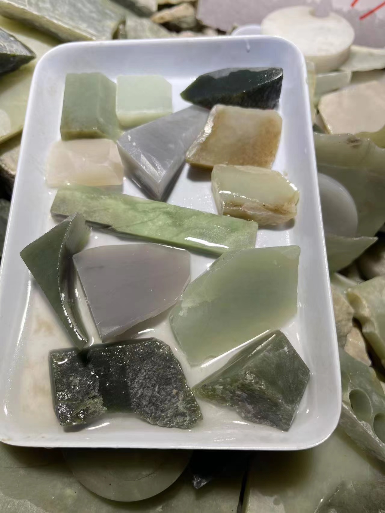 料碧玉边角料练手料