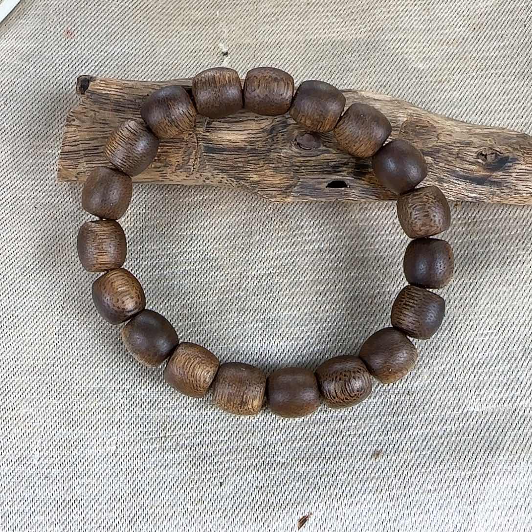 沉香沉香碎屑勾丝➕张勺子母树10鼓珠单圈11克