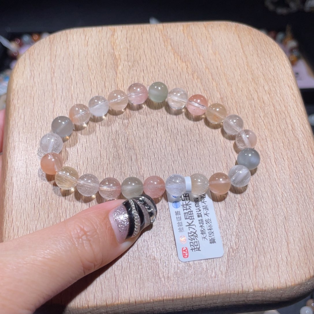 水晶手串未镶嵌72号多样性发货一N 约8+