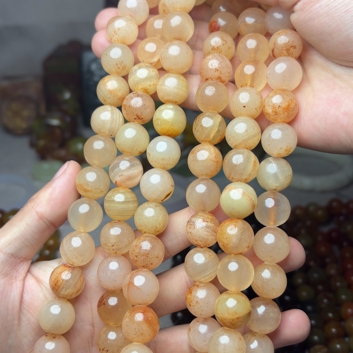 白玉菩提吊坠———-