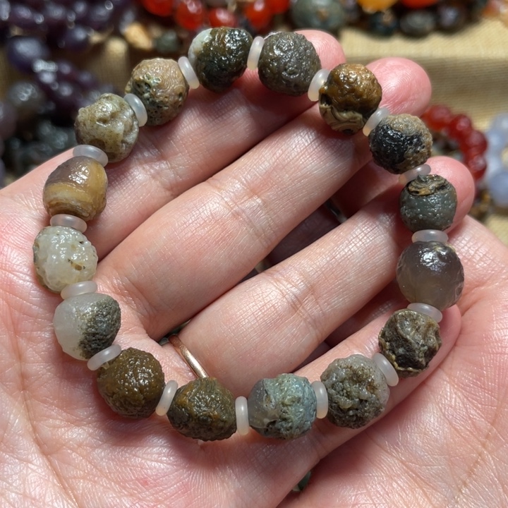 玛瑙/玉髓合金手链