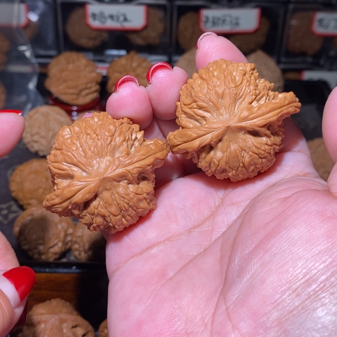 把件文玩核桃45老北京狮子头