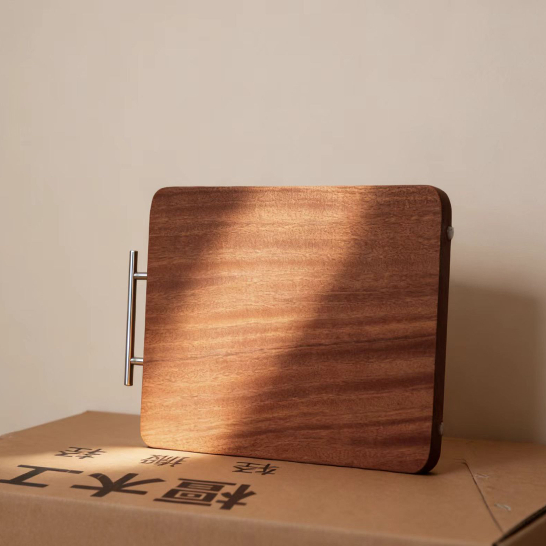 进口乌檀木菜板整版切割防霉抗菌家用厨房双面实木切菜板两种尺寸