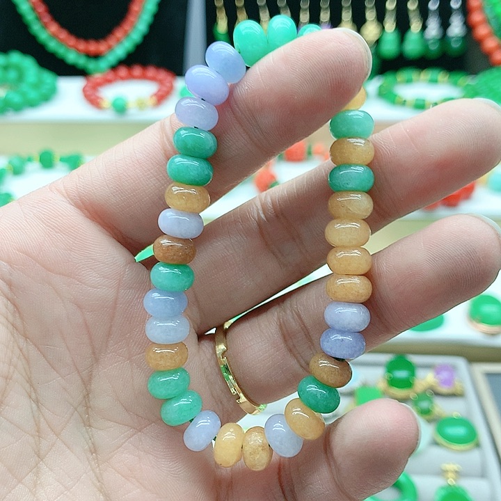 翡翠手链未镶嵌手链