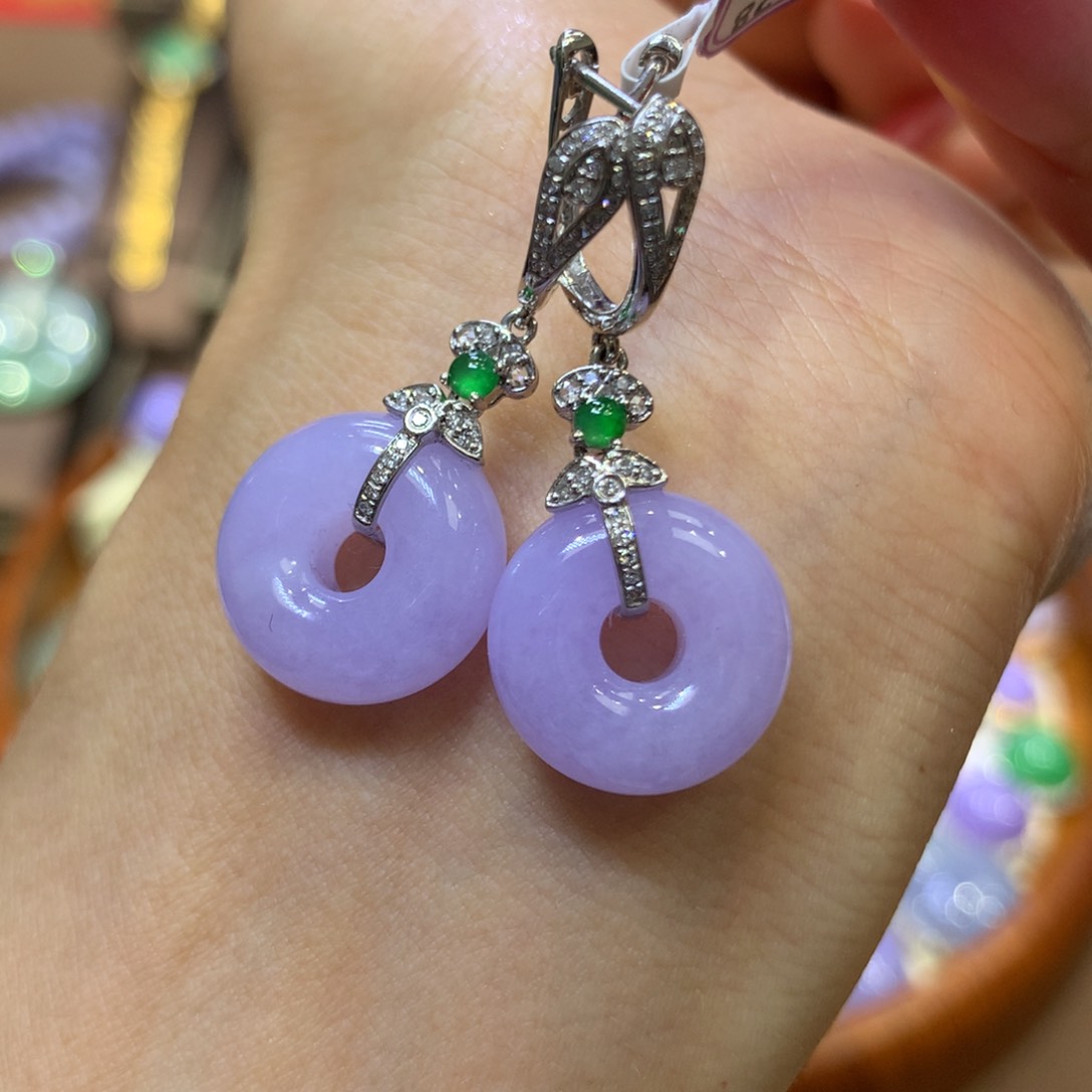 【闪购商品】翡翠18K金镶嵌颈饰翡翠 