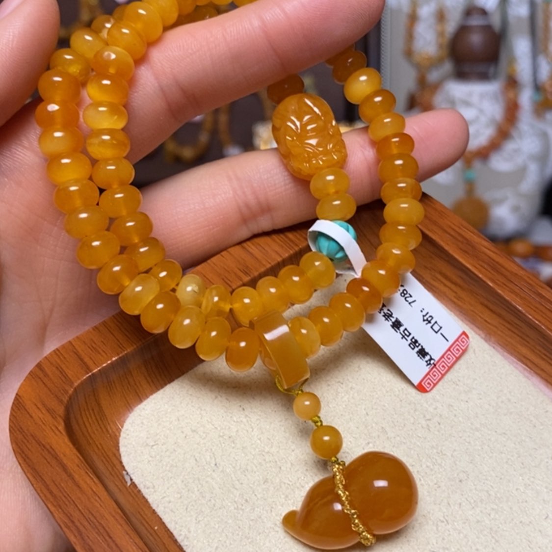 【闪购商品】手链蜜蜡未镶嵌手串