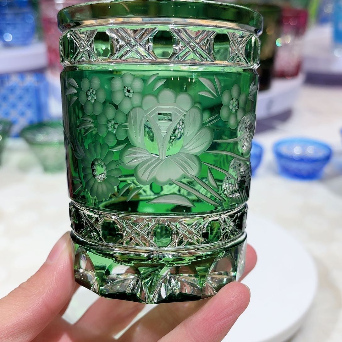 水晶杯水晶花瓶果盘通宝工艺品