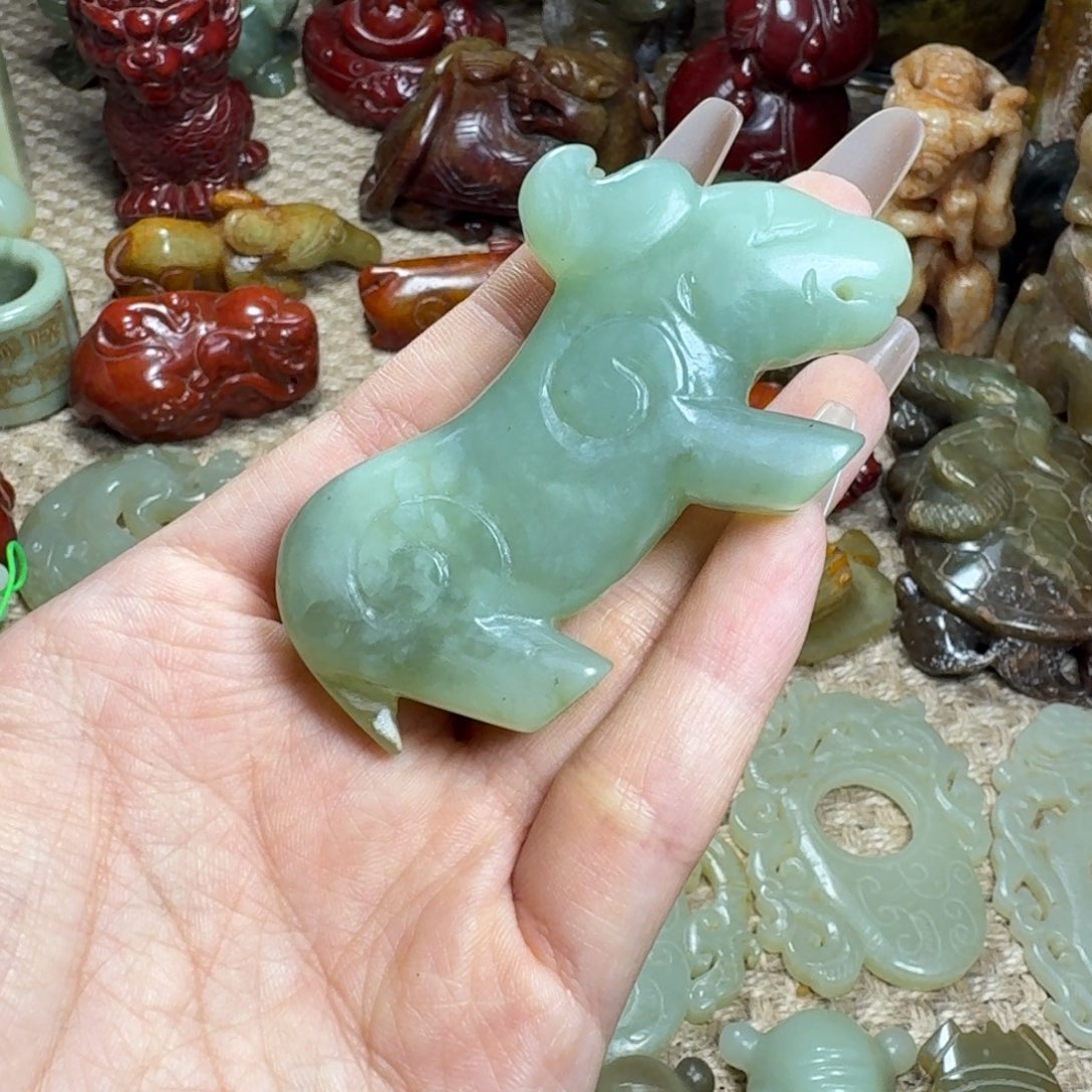 白玉菩提吊坠挂件