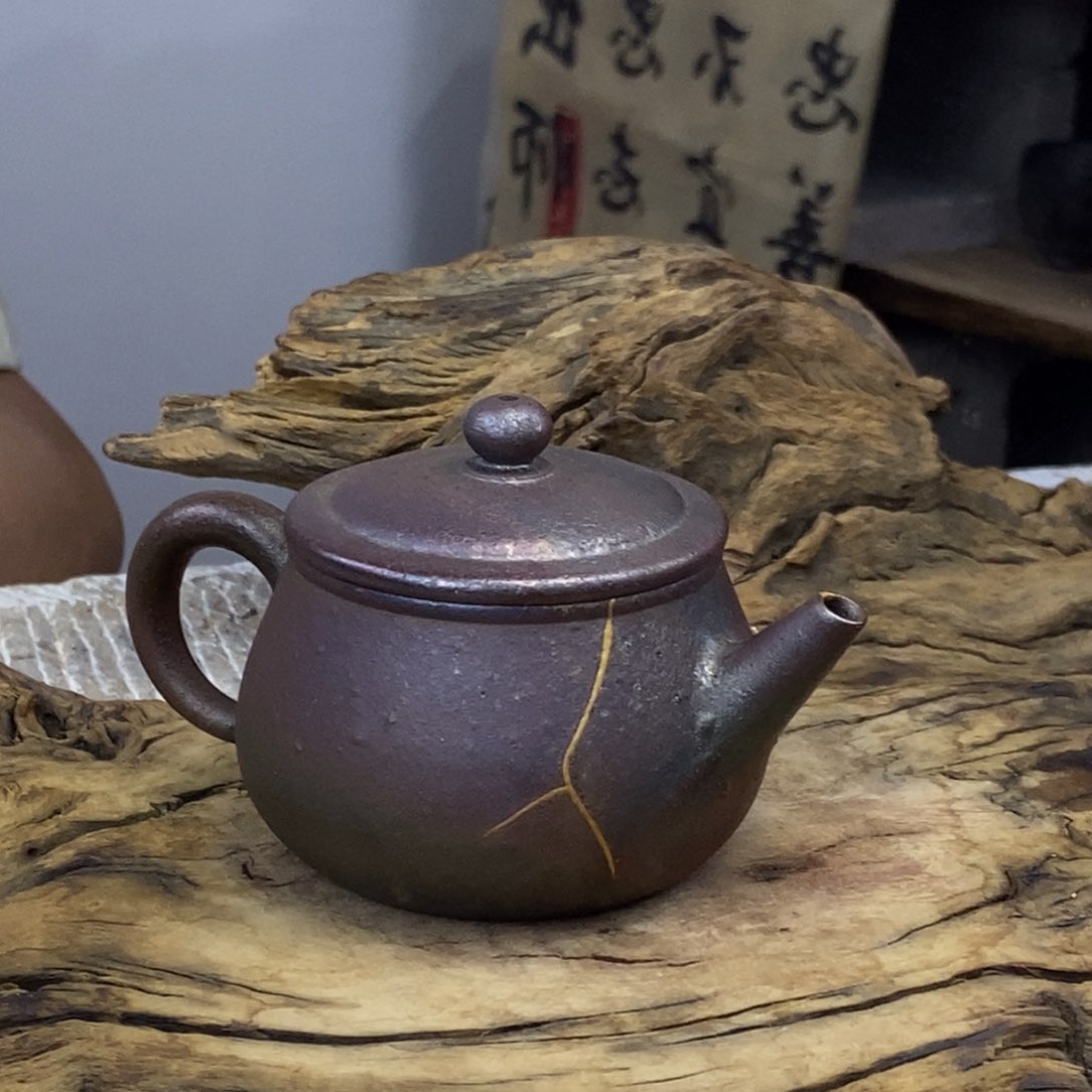 建水紫陶柴烧茶具