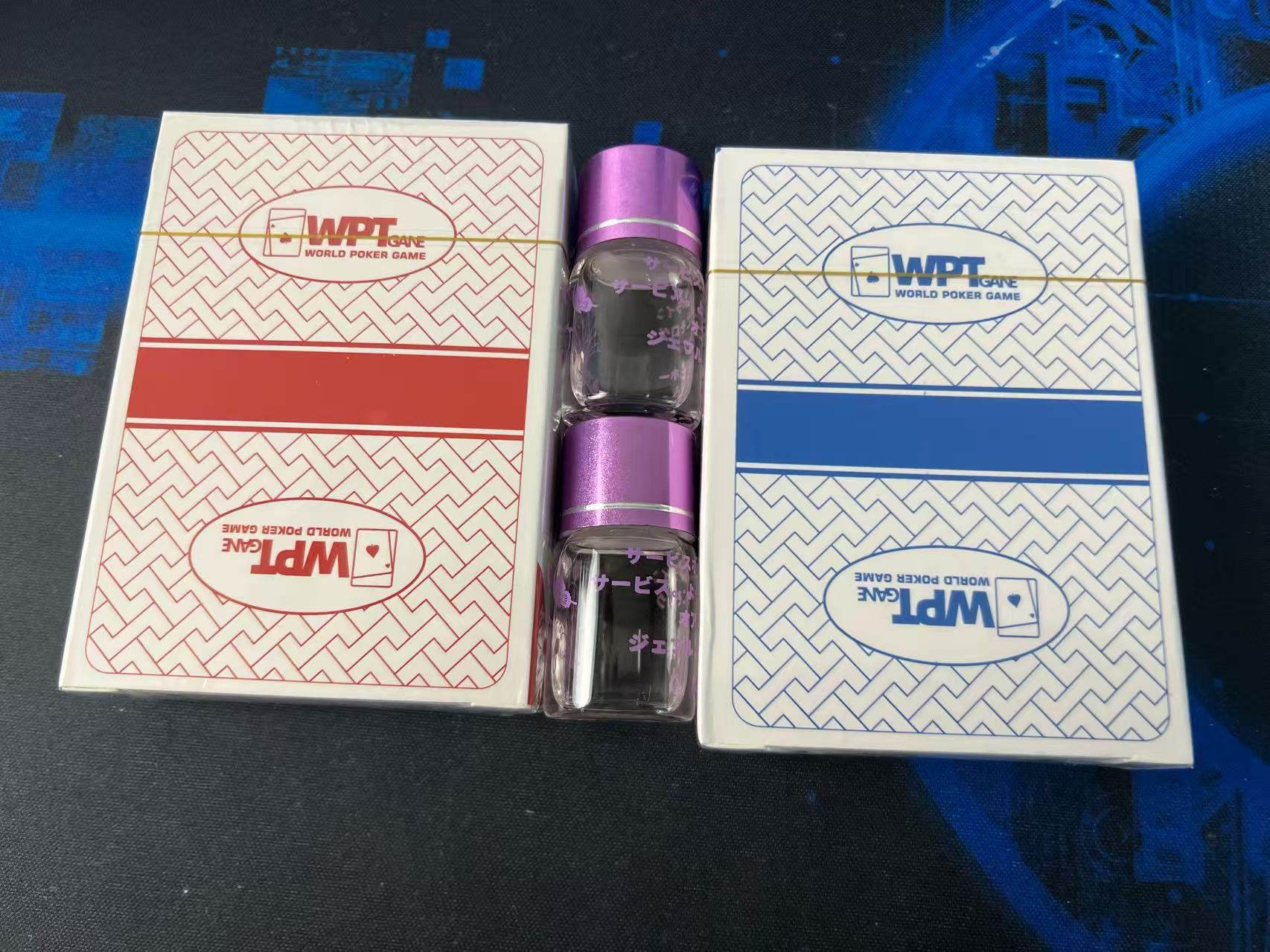 扑克背面白光可视花色数字隐形密码眼表镜德州扑克专用棋牌室卡牌