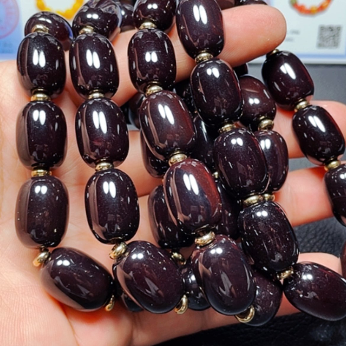 【闪购商品】玛瑙/玉髓手链未镶嵌血离子1318