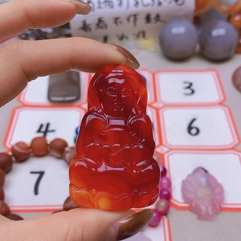 【闪购商品】未镶嵌玛瑙/玉髓珠宝半成品核*力