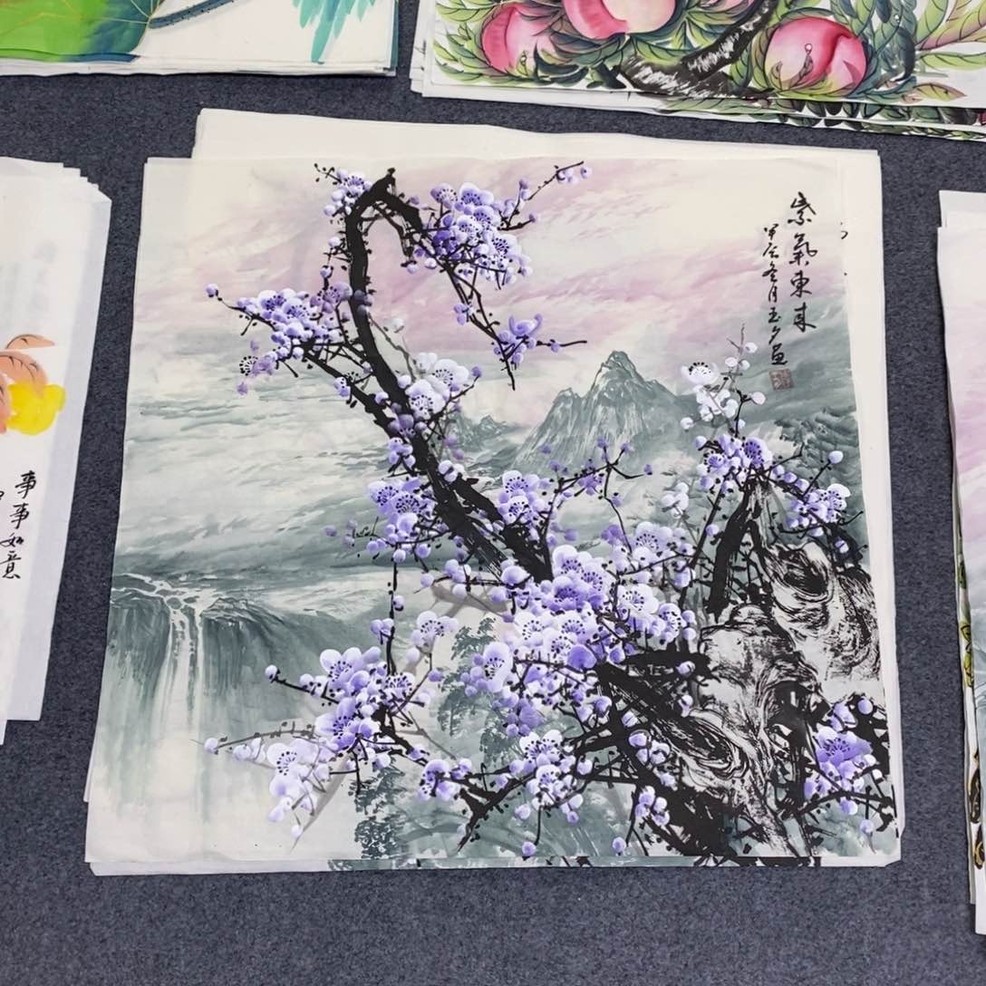 国画68✖️68山水梅花画画画画画画画