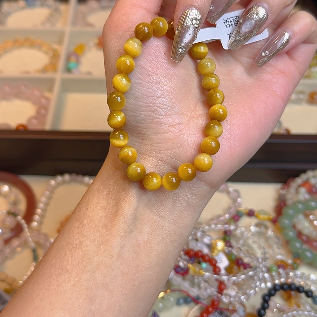 水晶手链银S925镶嵌手链