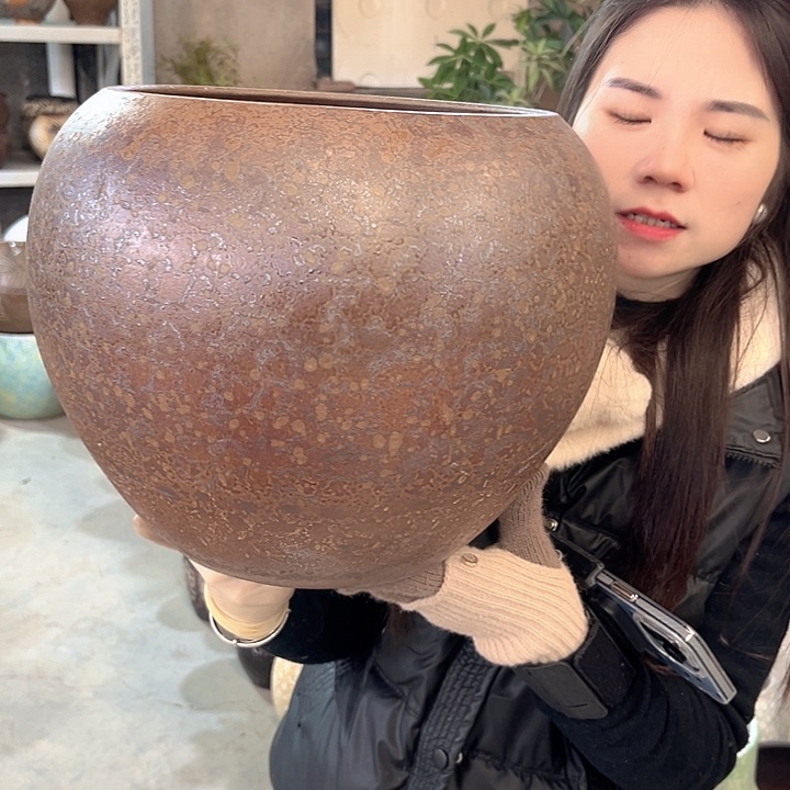 正品口24高27花盆……