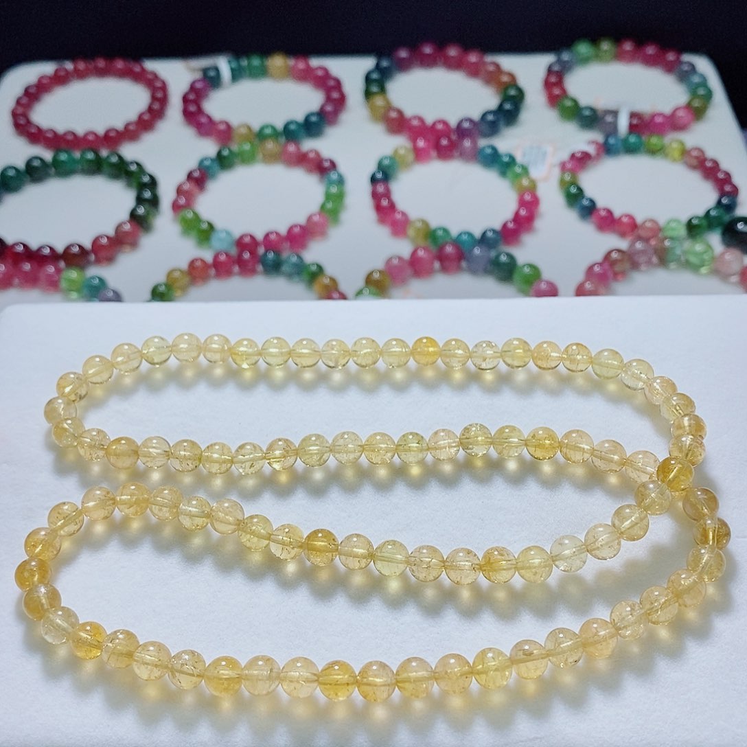 手链未镶嵌碧玺6mm左右