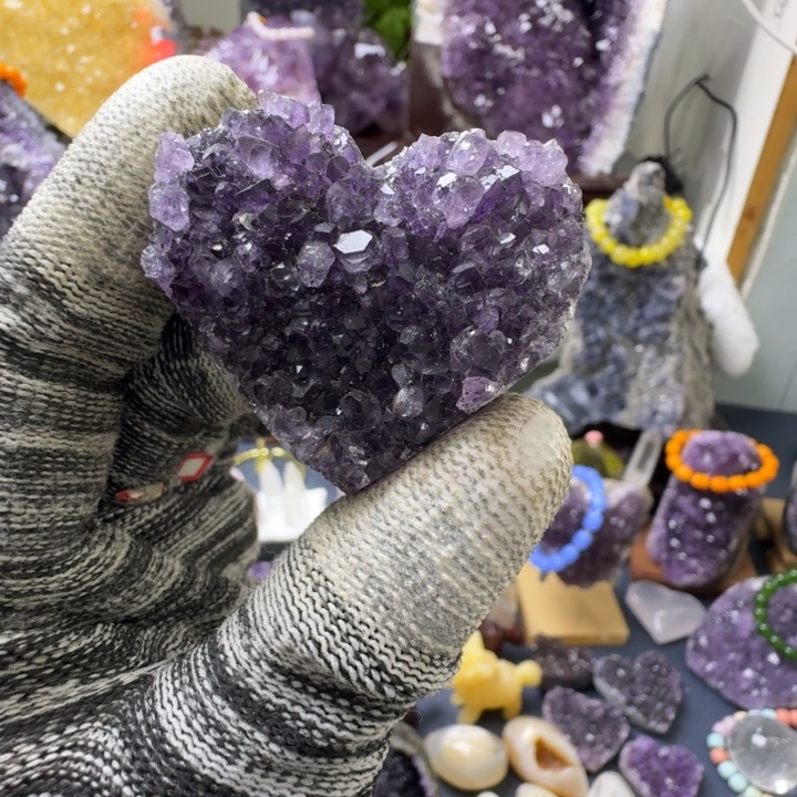 石材天然水晶摆件