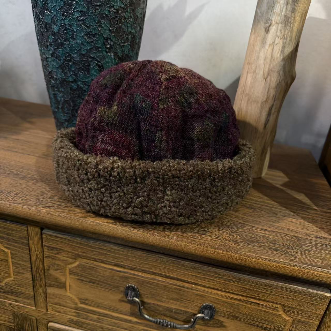 那年  百搭 新年款复古港风圆顶盆帽