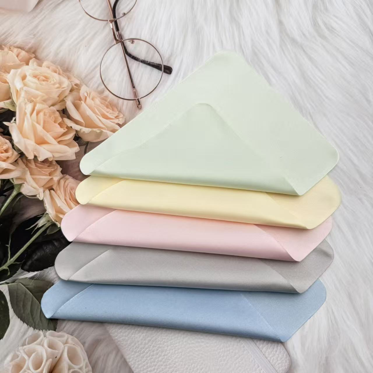 源头厂家特针一眼镜布高品质细纤维高档防尘现货支持印logo定制