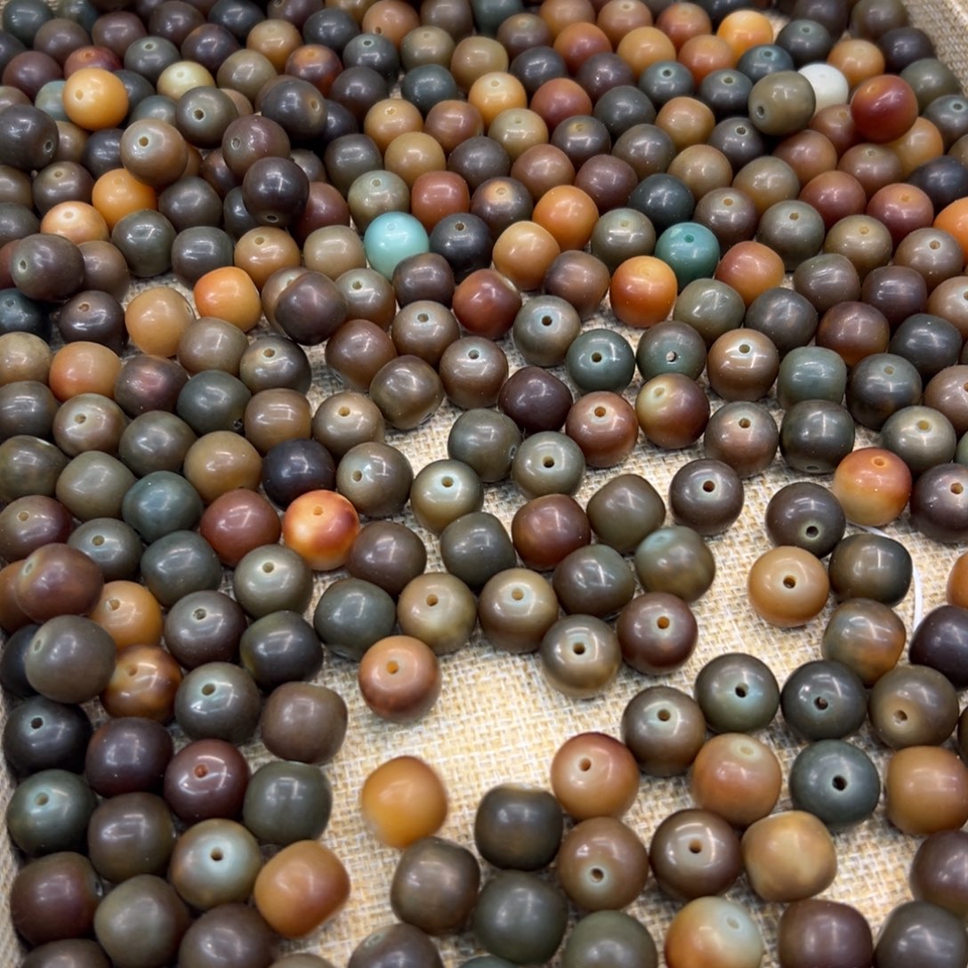 吊坠菩提根/象牙果14老油糕散珠25颗偶有瑕