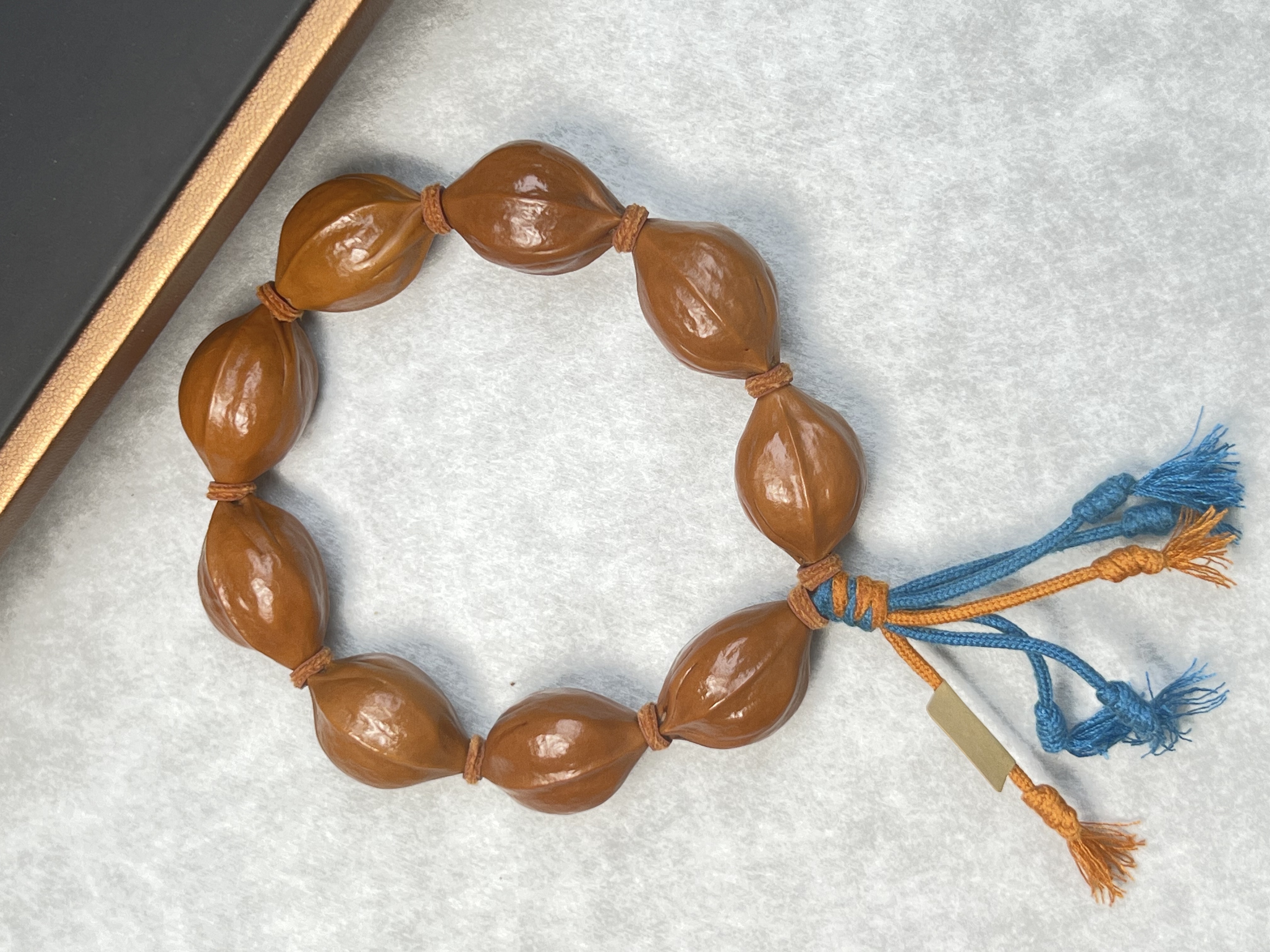 1827橄榄核梅林铁头核素核鲨鱼背原皮抛光手串素珠手链文玩把件