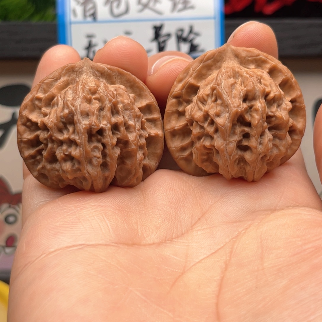 桃核吊坠37野生雀舌