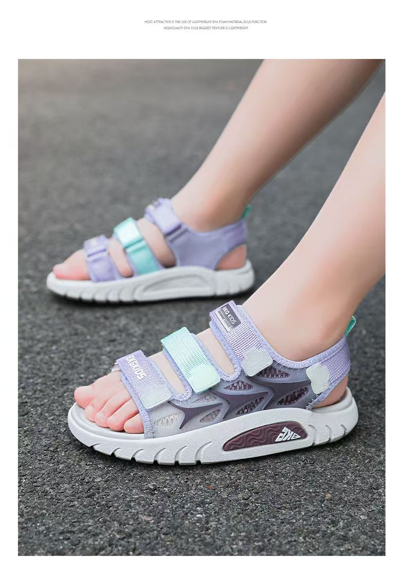 【蕙子严选】RZN 24065新款时尚百搭舒适儿童凉鞋