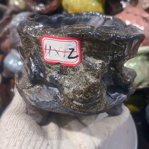 粗陶花盆手工花盆制作