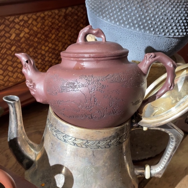 紫砂茶壶齐**术手工紫砂壶