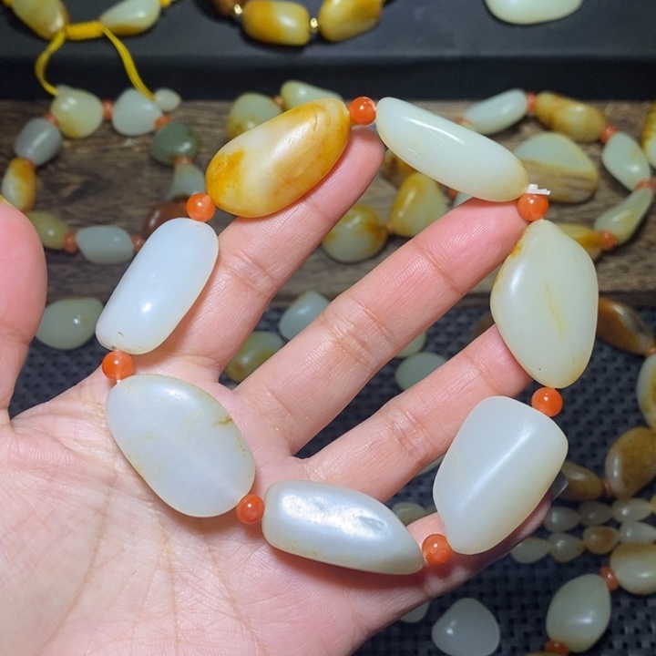 和田玉手链未镶嵌