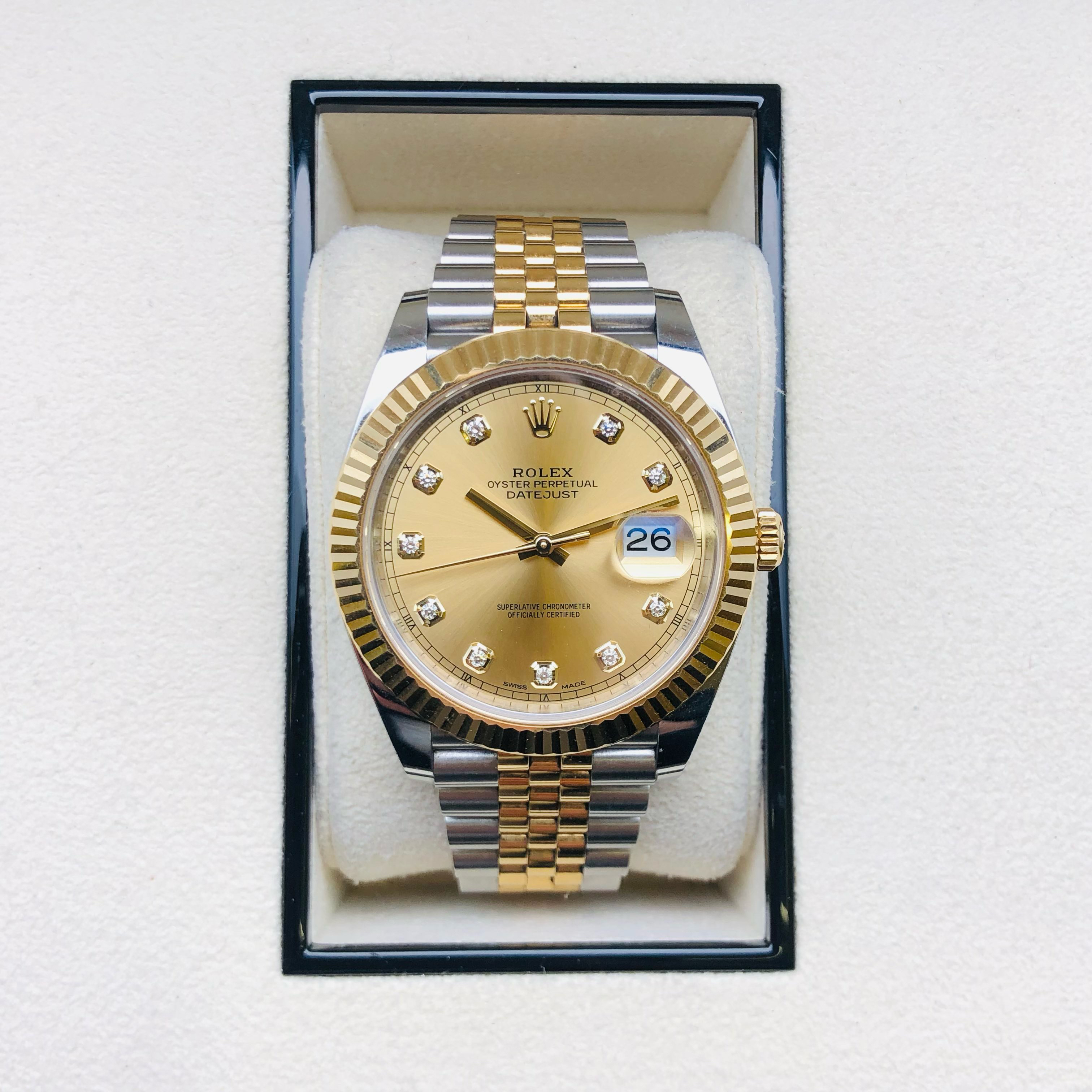 99新 Rolex/劳力士 劳力士日志型m126333-0012手表机械表名表腕表