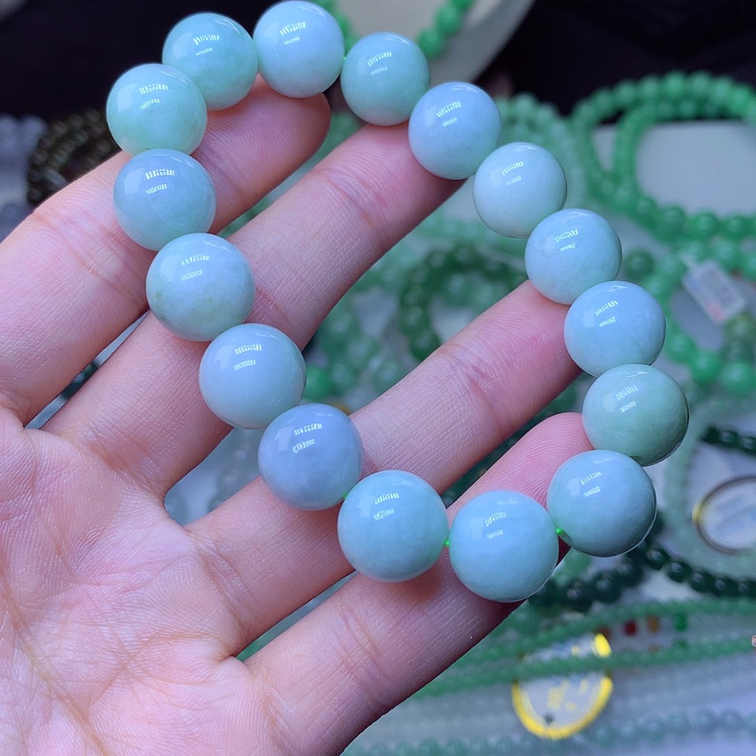 翡翠毛衣链未镶嵌