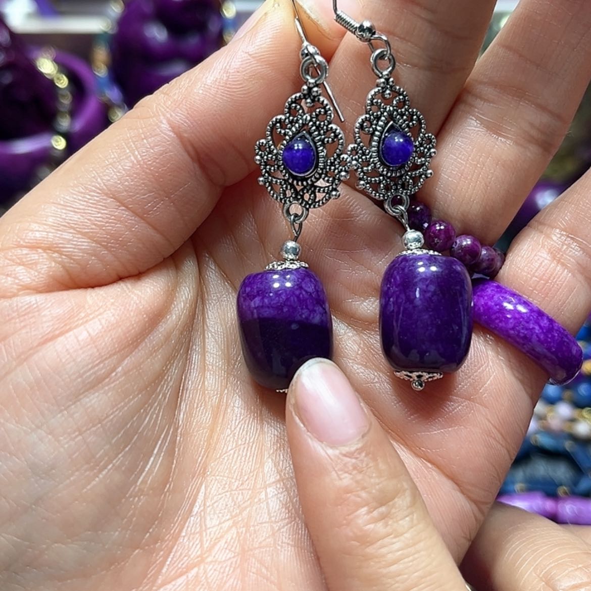 【闪购商品】琉璃配饰舒具石老油料1