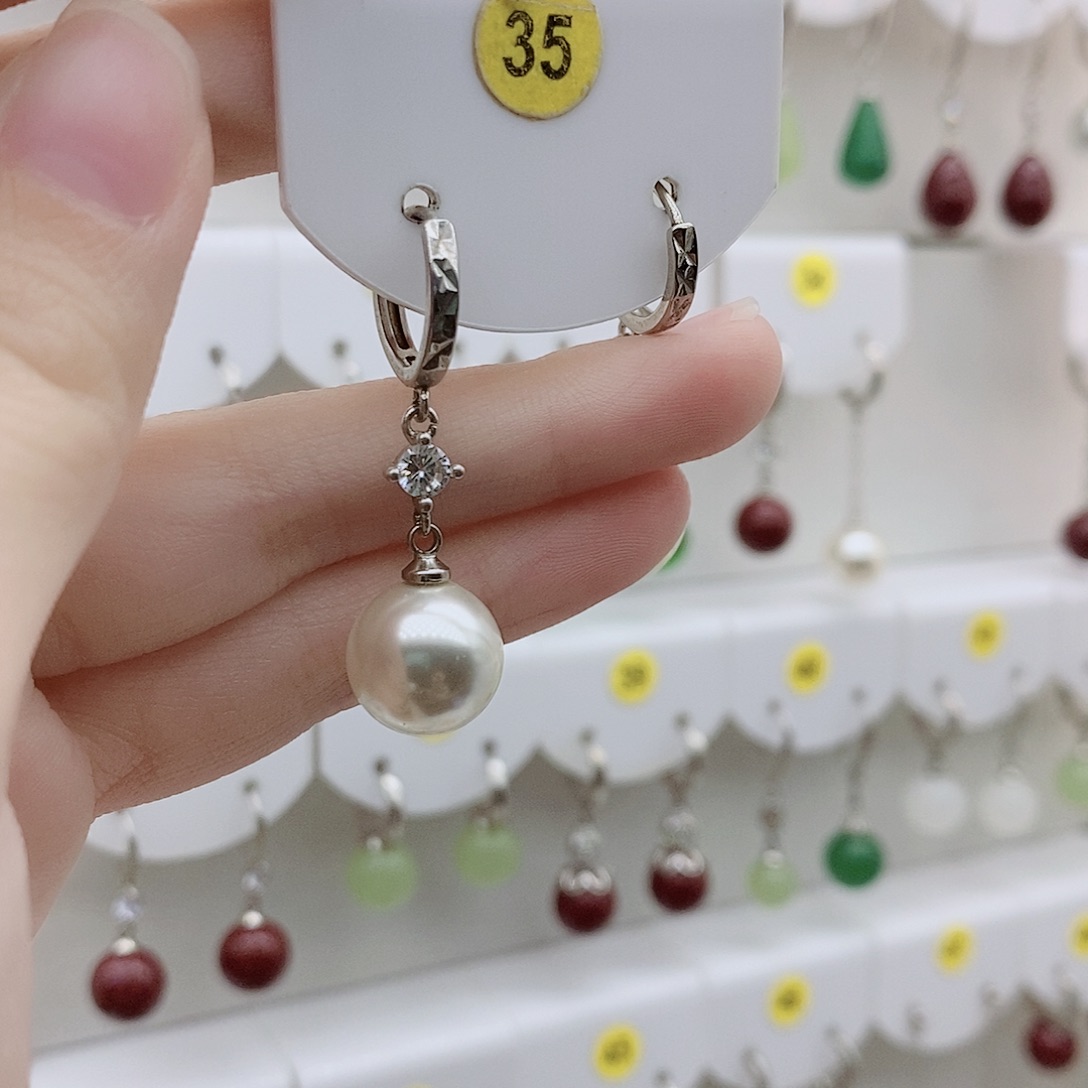 足银十二毫米白色的