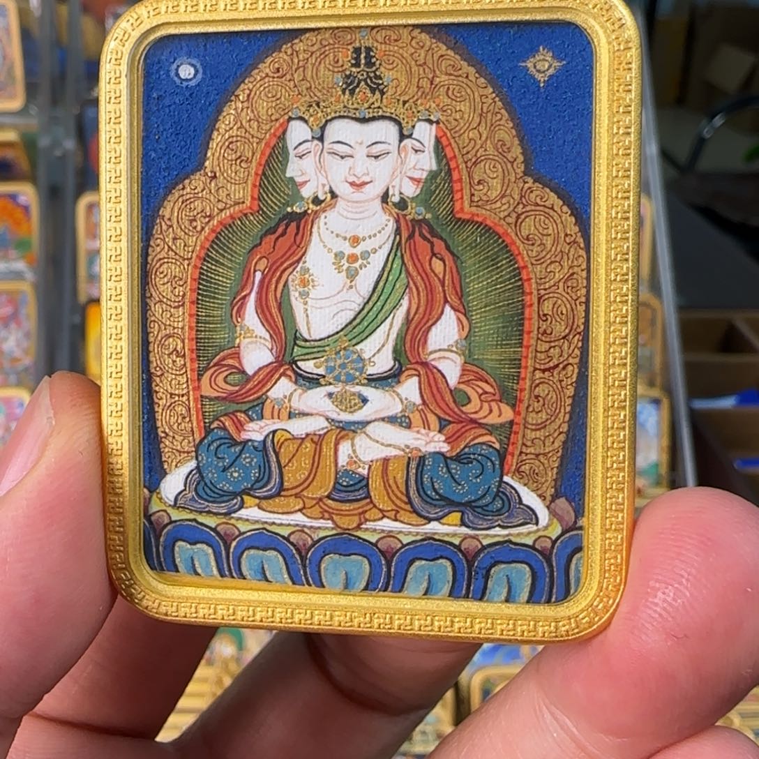 吊坠方*大日唐卡艺术