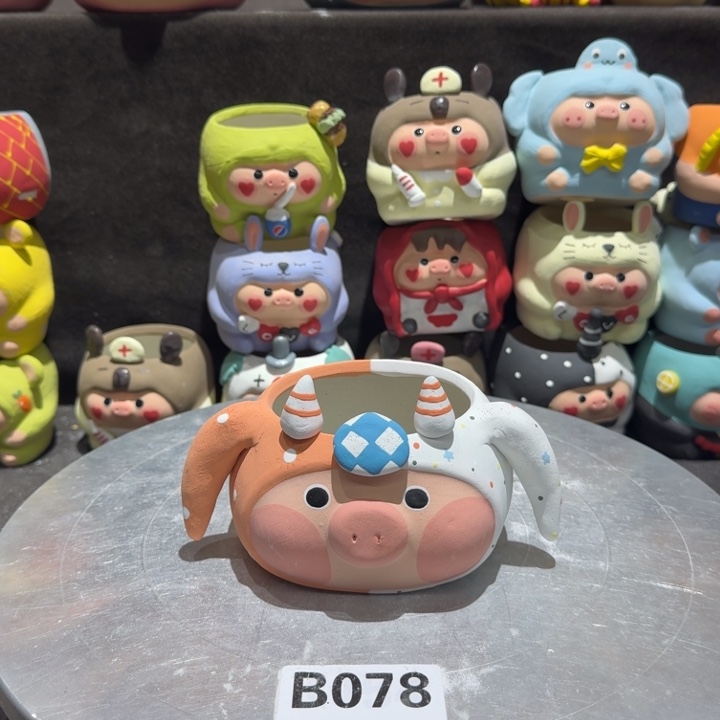 陶瓷开窑福利 可爱多肉花盆