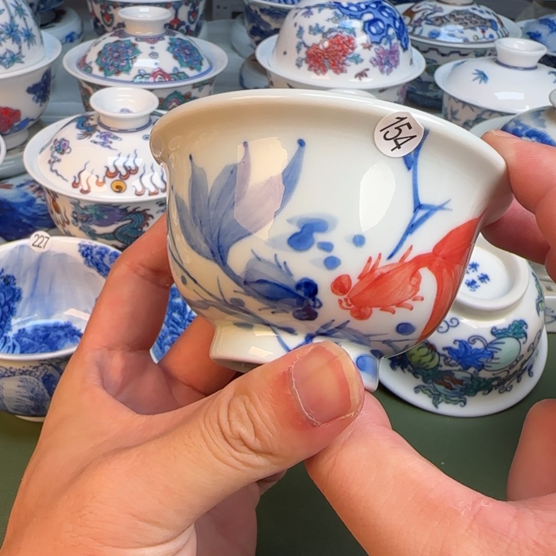 彦祖纯手工手绘茶具154