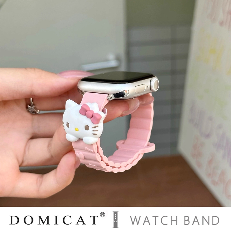 适用iwatch9苹果S11手表Iwatch10表带KT硅胶柔软s10细款s98