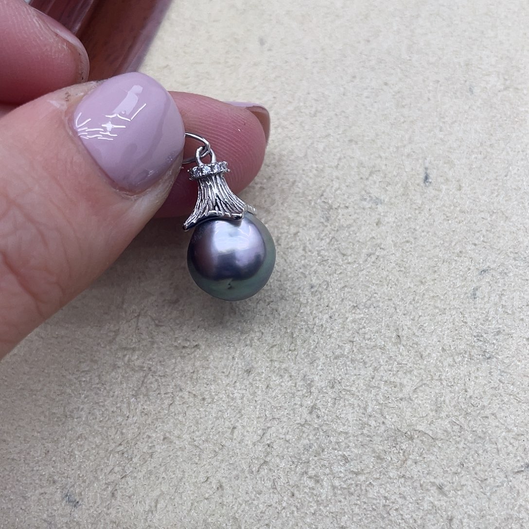 海水珍珠银S925镶嵌手绳