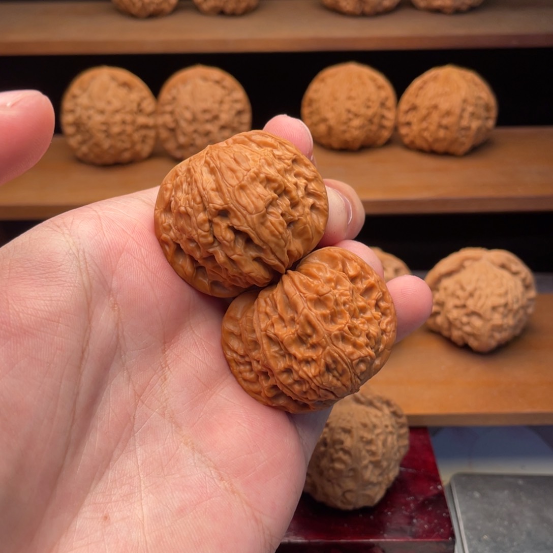 文玩核桃把件哇*g40山地磨盘